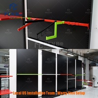 Solution pour magasin de vêtements de sport : présentoir et armoire personnalisés pour maillots de cricket et de baseball avec équipe d'installation locale aux États-Unis