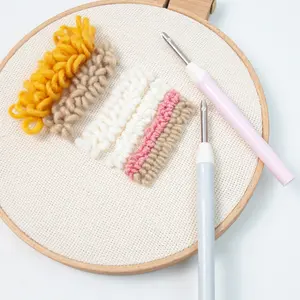 Adjustable Punch Needle Embroidery Pen Tool, Rug Hooking Yarn