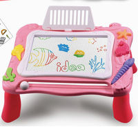 2025 mesa de tablero de dibujo de plástico magnético plegable multifuncional extraíble Unisex gran oferta para 5 a 7 años