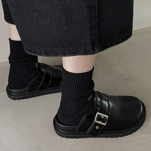 Nouvelle Collection Été – Mules en Cuir Polyvalentes et Confortables à Enfiler pour Hommes, Tendance Extérieure, Bout Large et Fermé, Chaussons Décontractés en Cuir - Product Image 5