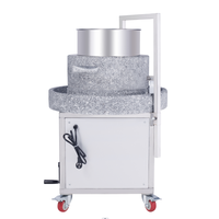 Moulin à farine et à lait de soja électrique automatique moderne 220V en pierre naturelle, grande capacité 15-18kg/h, équipement de boulangerie