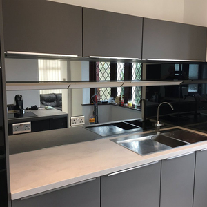 6 mét Tempered grey gương cho nhà bếp <span class=keywords><strong>splashbacks</strong></span> với AS/NZS 2208, en12150 và SGCC - Product Image 2