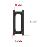 Coque de protection antichoc Win-Win Wholesale avec cadre pare-chocs de 12 mm de largeur pour Google Fitbit Air