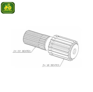 Precio de fábrica de alta calidad CQ27302 CQ29405 Ejes para piezas de tractor John Deere 9779263 84996804 - Product Image 3