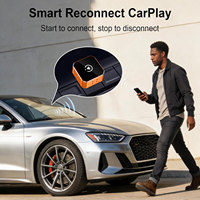 Adaptador Inalámbrico CarPlay y Android Auto, Conexión Rápida y Estable, Mini, Delgado, USB, para Mercedes Benz, Audi, Toyota, etc.