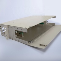 Rak Distribusi Serat Optik (ODF) 19" FC UPC APC Full Load, Rak Fiber Optik Terpasang, 24 Core Kapasitas Tinggi, Peralatan Serat Optik FDF