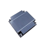 Refroidisseur de serveur CPU 1U sans ventilateur avec caloduc en cuivre et dissipateur thermique à ailettes en aluminium, solution de refroidissement passif pour centre de données
