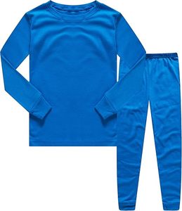 Ensemble deux pièces Sanchi confortable et respirant en coton tricoté, haut et pantalon, grande taille, pour filles, manches longues, <span class=keywords><strong>pyjama</strong></span> côtelé, <span class=keywords><strong>8</strong></span> <span class=keywords><strong>ans</strong></span> - Product Image 4