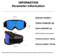 Fabricant de lunettes de neige Lunettes pour enfants Lunettes anti-buée et anti-rayures Protection Uv400 Lunettes de ski pour filles Lunettes de snowboard Lunettes de soleil