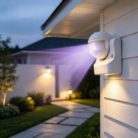 Sensor Gerak PIR Dinding IP44 180 Derajat 12m Lux Dapat Diatur 1200W Saklar Lampu Otomatis untuk Hotel Kantor Tangga Dalam Ruangan
