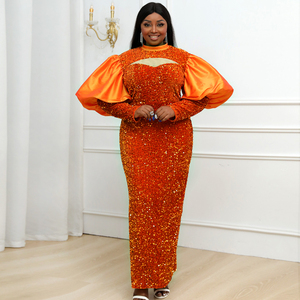 Trending Orange Feather Dress - Elegant Women's Fashion