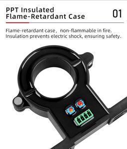 Sensore di Corrente a Nucleo Diviso NJXSE K6A Trasmettitore di Corrente Hall con AC 30A-600A e DC 4-20mA 4V-10V Sensore di Corrente a Effetto Hall - Product Image 4