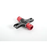 Clé à molette TransTEC M5 Quad avec outil à roulement unidirectionnel intégré, tournevis 1,5 mm/2 mm pour dégagement d'hélice et moteur de drone de course RC FPV en métal