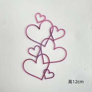 Décorations de <span class=keywords><strong>Gâteau</strong></span> Or Argent Rouge <span class=keywords><strong>Simple</strong></span> Décoration de <span class=keywords><strong>Gâteau</strong></span> Dessert Cuit Amour Saint Valentin Acrylique Cake Topper - Product Image 3