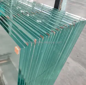 6mm 8mm 10mm 12mm Clear Laminated Glass Sheets Glass Laminated Sheet