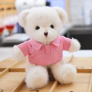 Jouets Songshan, vente en gros personnalisée, nouveau ours en peluche de 30 cm, vêtements pour poupée, sublimation LOGO, chemise POLO, ours en peluche Kwaii, jouet en peluche animal - Product Image 3