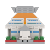 Ensemble de blocs de construction d'architecture BRICK pour musées, personnalisé pour la promotion culturelle et les packs souvenirs éducatifs