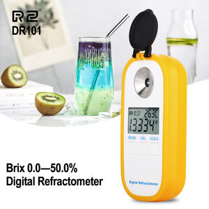 Lcd display 0.0 50.0% brxi <strong>sugar</strong> <strong>meter</strong> high accuracy digital refractometer <strong>fruit</strong> juice refractometer dr101 - Product Image 2