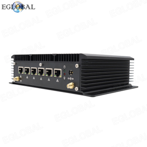 Precio al por mayor 6LAN Fanless Industrial Mini PC Intel Celeron 3965U Pentium 5405U 2xCOM 4xUSB3.0 Servidor de enrutador de <span class=keywords><strong>Firewall</strong></span> de computadora - Product Image 2