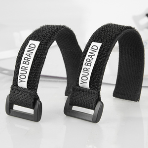 Tùy Chỉnh Đàn Hồi Nylon Chống Trượt Móc Và Vòng Lặp Lưu Trữ Dây Đeo Màu Đen Với Nhãn Khóa Cho Công Cụ Nhà Phòng Lưu Trữ Cố Định Các Mặt Hàng - Product Image 4