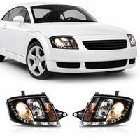 Phare LED durable 12V 6000K avec coque ABS stabilisée aux UV, Plug & Play pour voitures Audi TT MK1 8N 1999-2006