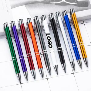 Customizable Metal Click <b>Pens</b> - Unique Student Award Gifts with Logo Printing - Aluminum Promotional <b>Pens</b> - Product Image 1