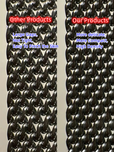 <span class=keywords><strong>Cinturino</strong></span> in Maglia Milanese in Acciaio Inossidabile Oro e Argento con Fibbia a Paracadute da 49mm per <span class=keywords><strong>Apple</strong></span> <span class=keywords><strong>Watch</strong></span> <span class=keywords><strong>Ultra</strong></span> - Product Image 2