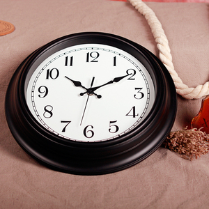Reloj de Pared Grande Vintage Verde, Silencioso, sin Tictac, Marco Redondo, Números Negros en Tipo <span class=keywords><strong>Serif</strong></span>, para Sala de Estar, Dormitorio, Oficina en Casa, Decoración, Regalo - Product Image 6