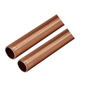 Tube en cuivre rond sans soudure JIUHAO C10200 C12200 25mm 20mm 15mm avec une résistance de 195 MPa pour l'industrie de la décoration - Product Image 1
