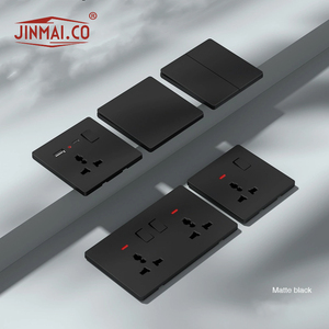 Haute qualité en gros UK Standard noir mat interrupteurs muraux électriques prises <span class=keywords><strong>USB</strong></span> <span class=keywords><strong>type</strong></span>-<span class=keywords><strong>c</strong></span> fabrication - Product Image 2