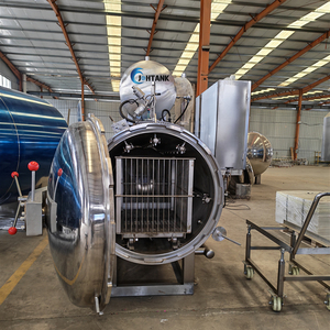 Stérilisateur alimentaire automatique horizontal à haute pression, machine de stérilisation pour <span class=keywords><strong>bocaux</strong></span> en verre - Product Image 1