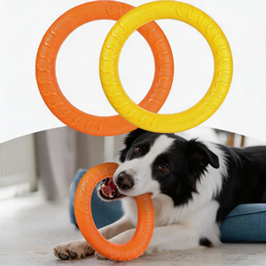 Jouet à mâcher écologique de 25 cm pour animaux de compagnie, anneau de traction pour mâchage <span class=keywords><strong>agressif</strong></span>, fournisseur de jouets pour l'entraînement canin en gros - Product Image 1