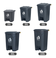 Tempat Sampah kustom 50L/13 galon tempat sampah pedal tempat sampah daur ulang pintar