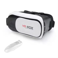 Casque VR 3D Pliable Meilleurs Ventes 2025 pour Téléphone, Lunettes VR, Manette de Jeu, Boîtier de Réalité Virtuelle pour Films et Vidéos