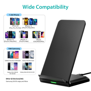 Support de <span class=keywords><strong>chargeur</strong></span> sans fil universel 10W support de téléphone de bureau <span class=keywords><strong>chargeur</strong></span> sans fil Pad <span class=keywords><strong>QI</strong></span> support de charge sans fil rapide pour <span class=keywords><strong>Iphone</strong></span> - Product Image 5