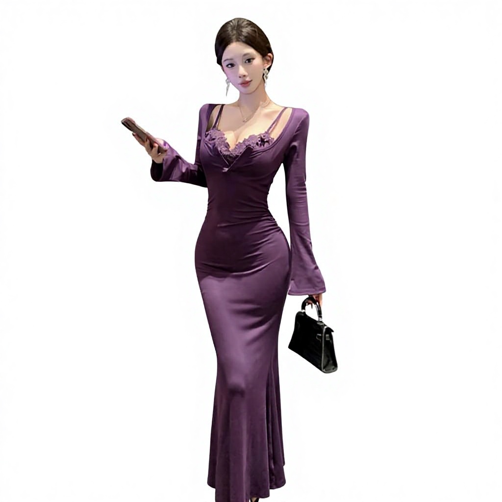 green emerald velvet dress Top Picks Green Formal Dresses main image 1