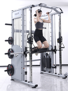 Máquina Multifuncional de Gimnasio Comercial, Rack de Potencia para Sentadillas, Equipo de Fitness Todo en Uno, Máquina Smith Multifuncional - Product Image 2