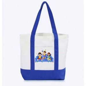 Canvas Shoulder <b>Tote</b> <b>Bag</b> for Women Zipper Closure with Inner Pocket for Work Beach <b>Lunch</b> Travel Shopping Grocery - Product Image 4