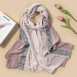 Nueva bufanda larga de encaje de gasa de <span class=keywords><strong>China</strong></span>-Bufandas transpirables de primavera para mujeres musulmanas al por mayor - Product Image 4