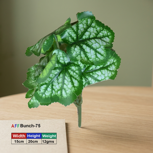 Bâton de feuillage vert artificiel varié AFF Bunch-75 - Product Image 3