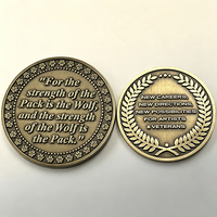 Pièce de monnaie commémorative 3D personnalisée en métal précieux avec gravure de logo sur mesure et artisanat en relief