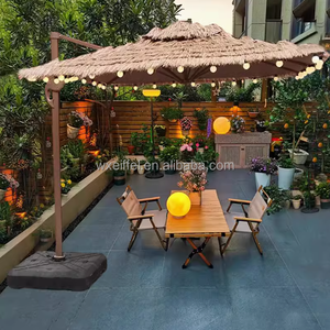 Exquisita playa lienzo poste de madera <span class=keywords><strong>impermeable</strong></span> Patio piscina sol jardín al aire libre sombrilla - Product Image 4