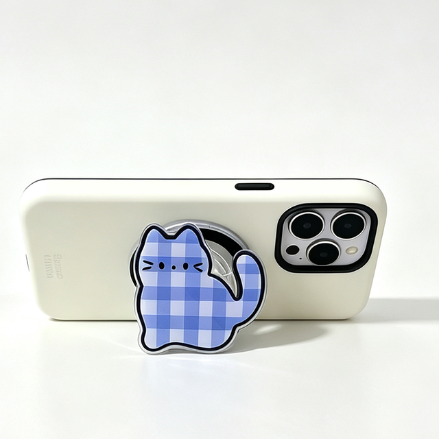 OEM Custom Acrylic Phone Grip UV Printed Anime Merchandise Cute Animal Design Laser/CNC Carved Fashion Phone Accessory
