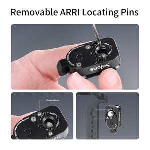 Selens Aluminum Alloy 1/4 <strong>3</strong>/8 Screw Universal Mount <strong>Mini</strong> Quick Release Base Receiver for Camera Tripod Monitor Vlog <strong>Rig</strong> - Product Image 6