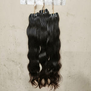 Meilleures extensions de cheveux ondulés 2026, nouvelles extensions de cheveux vierges Remy 5A, 100% naturels, cheveux indiens, double trame machine, 100g - Product Image 1