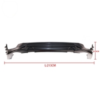 Diffuseur arrière de style aileron de requin en PP pour Honda Civic 10ème génération 2016-2021, kit carrosserie inférieur