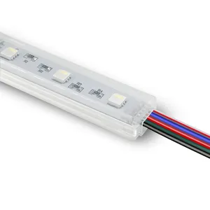 Les modules extérieurs colorés du module LED de 5050 RVB LED imperméabilisent IP68 pour le panneau de signe de LED, 12V LED annonçant le module de lumière de LED