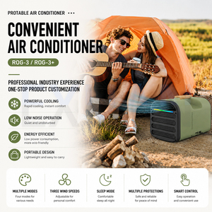 Climatiseur Portable à Compresseur Micro, Double Tuyau, Faible Consommation d'Énergie, 5200 BTU, avec Écran Tactile, pour Voiture et Utilisation Extérieure - Offre Spéciale - Product Image 2