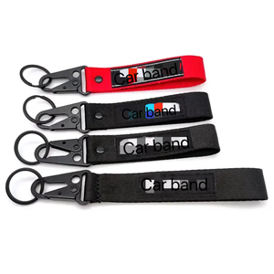 Tissé Logo Moto Durable Sangle Porte-clés Mousqueton Porte-clés Crochet Porte-clés Pour Vélos - Product Image 2