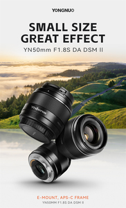 Yongnuo F1.8S YN50MM da DSM II สำหรับ <span class=keywords><strong>Sony</strong></span> E-mount A6400 A6300 <span class=keywords><strong>A6500</strong></span> NEX7เฟรม APS-C โฟกัสอัตโนมัติ af/mf - Product Image 3